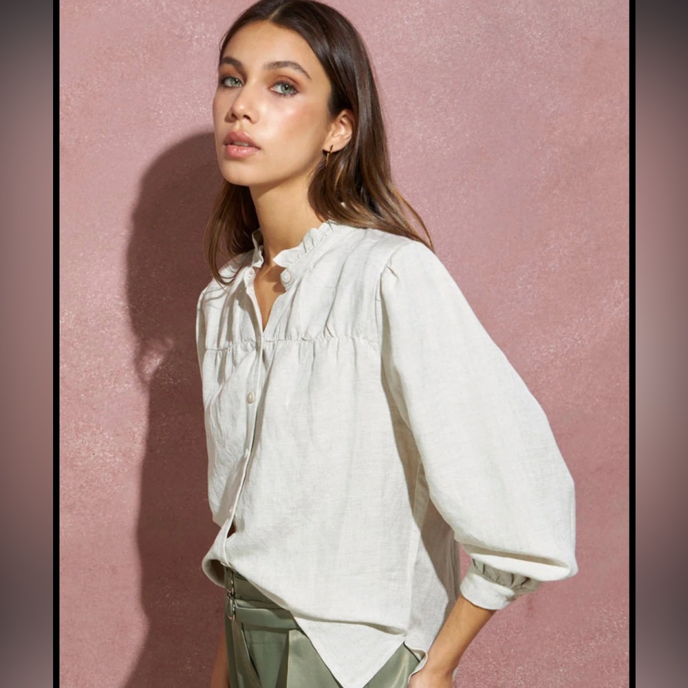 New Singolare‎ Button Down Stardust Blouse Top